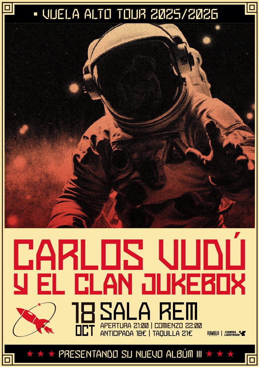 Carlos Vudú presenta III en la sala REM de Murcia
