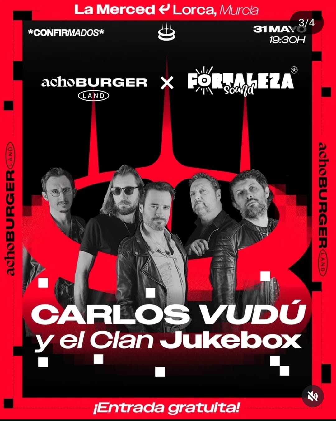 Carlos Vudú y el Clan Jukebox Fortaleza Sound Lorca